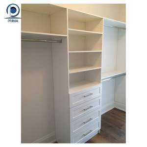 Prima Systèmes de placards personnalisés haut de gamme, armoires de rangement modernes pour vêtements, ensemble de meubles de chambre à coucher, organisateur de garde-robe - Product Image 1