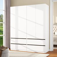 Armoire blanche avec 4 tiroirs