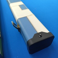 Maßgefertigtes PU-Leder Snooker-Queue-Etui für 3/4-teilige Billardqueues, Robuste Pool-Queue-Box mit OEM-Logo, Großhandel