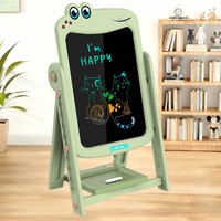 Tablette d'écriture pour enfants de 28 pouces, hauteur réglable, écran couleur haute luminosité, thème animal, bloc-notes à dessin