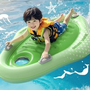 Planche de surf gonflable pour enfants avec poignée, flotteur aquatique, cercle de natation pour enfants, planche de ski nautique - Product Image 1
