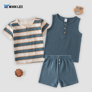 Ensemble de vêtements décontractés chinois pour garçon manteau à <span class=keywords><strong>capuche</strong></span> à manches longues Logo imprimé printemps/automne hiver vêtements de sport y compris pantalon bébés - Product Image 1