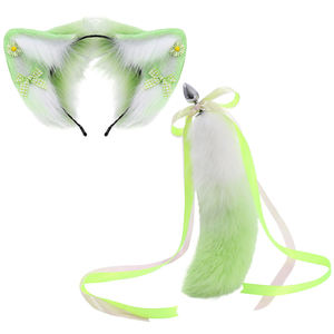 Plug Anale a Forma di Coda di Volpe, Giocattoli Sessuali, Plug Anale in Metallo con Fiocco Carino, Cerchietti con Orecchie di Gatto Morbide, <span class=keywords><strong>Accessori</strong></span> <span class=keywords><strong>Erotici</strong></span> per Coppie - Product Image 3