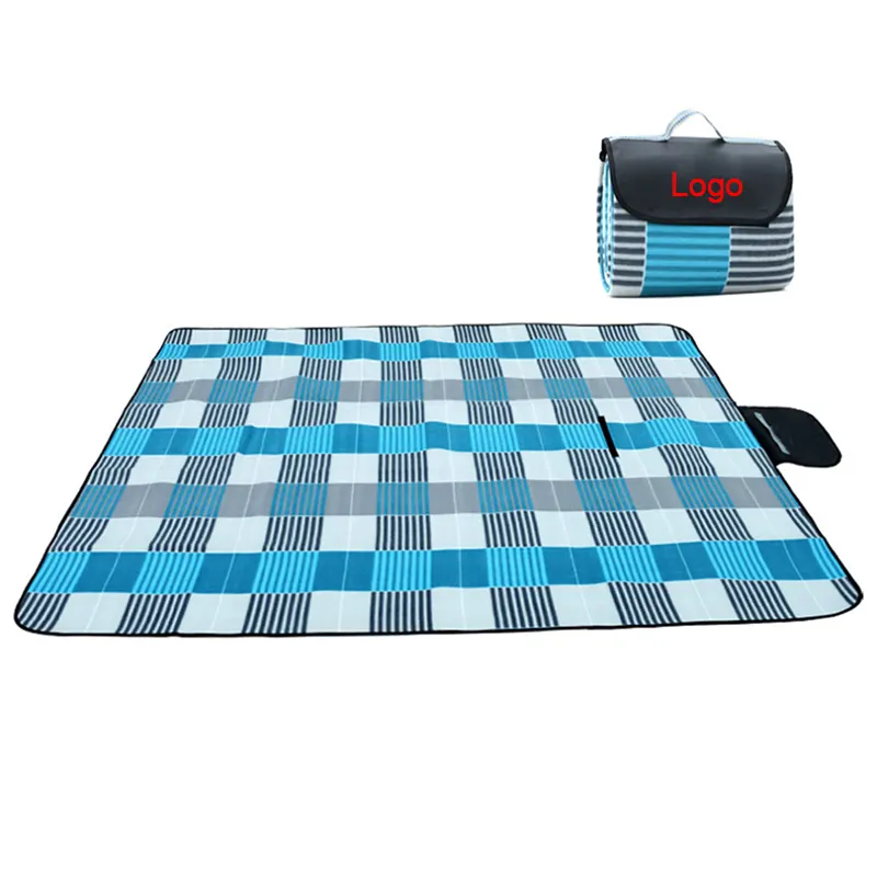 Coperta da picnic impermeabile pieghevole all'aperto campeggio spiaggia Plaid tappetino da Picnic addensare coperta da picnic traspirante personalizzata