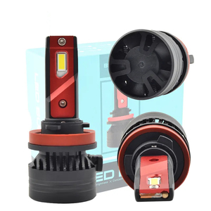 Vente en gros F5 Ampoule de phare Led H1 H3 H4 H7 H8 H9 H11 9005 9006 Auto Phare Led Universel 90W 18000LM Phare Led De Voiture - Product Image 1
