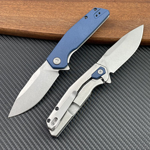 Coltello Tascabile Pieghevole KS 2036 con Manico in ABS e Lama in Acciaio 8CR13MOV per Autodifesa, Sopravvivenza, Caccia e Taglio Frutta - Product Image 1