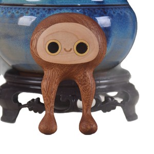 Ébène méduse masseur créatif en bois massif méridien <span class=keywords><strong>Massage</strong></span> grattage mignon méduse masseur nez grattage artisanat - Product Image 1