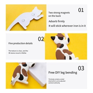 ตะขอแม่เหล็กติดตู้เย็นรูปหางแมวน่ารักสุดสร้างสรรค์ตะขอแม่เหล็กที่แข็งแรงตะขอแม่เหล็กติดตู้เย็น - Product Image 4