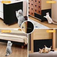 Tapis à gratter moderne pour chat Tapis d'escalade durable Tapis auto-adhésif ajustable Tapis de protection pour meubles anti-rayures pour animaux de compagnie