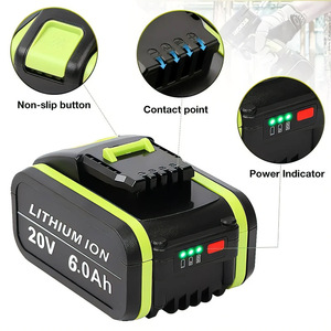 <span class=keywords><strong>Batteria</strong></span> al Litio <span class=keywords><strong>20V</strong></span> di Ricambio per Utensili Elettrici <span class=keywords><strong>Worx</strong></span> WA3551 WG169 WA3516 WX372 - Product Image 2