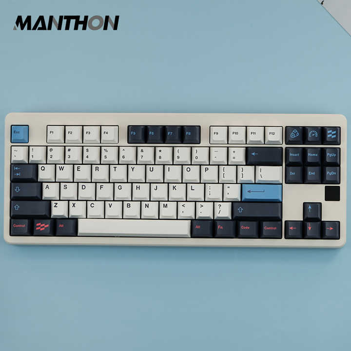 142 Keys GMK Trackday Keycaps PBT Dye Sublimation Keycap Cherry Profile