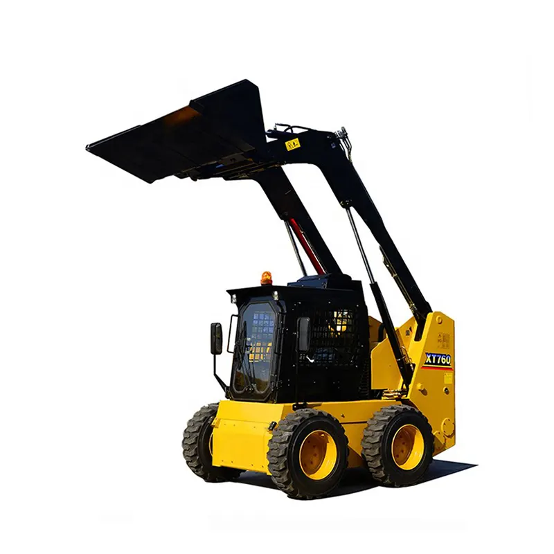 1 tấn Skid Steer loader với điều khiển thí điểm xt760