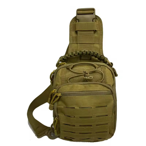 Bolsa táctica de camuflaje perforada con láser de alta calidad, multifuncional, tipo bandolera EDC para caza al aire libre. - Product Image 4