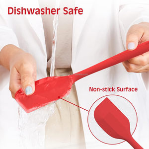 Cấp thực phẩm dễ dàng để làm sạch và máy rửa chén an toàn Baking nấu ăn Công cụ <span class=keywords><strong>Silicone</strong></span> spatulas - Product Image 4