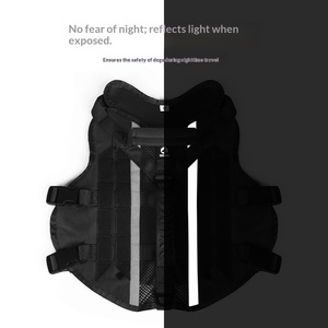 เสื้อกั๊กสุนัขแบบยุทธวิธีพร้อมหัวเข็มขัดโลหะสำหรับสุนัขขนาดใหญ่ เสื้อกั๊กปรับได้สำหรับการเดินป่า ฝึกสุนัข สายรัดสุนัขแบบยุทธวิธีพร้อมหูจับ - Product Image 5