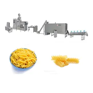 Industrial Macaroni Process Production Line Macaroni Pasta Maker Make Machine For Pasta