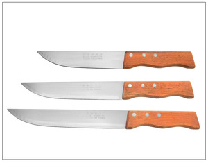 Cuchillo con mango de madera de acero inoxidable, cuchillo de carnicero de cocina, rebanador de carne, frutas, verduras, Festival musulmán, cuchillo Ruzi Eid Al Fitr - Product Image 1