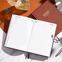 2026 planificateur quotidien calendrier Agenda cuir Pu couvre personnalisable manifeste planificateur cahiers en gros