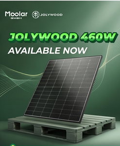แผงโซลาร์เซลล์ Jolywood 460W PERC 182 มม. เซลล์สีดำทั้งหมด โมโนคริสตัลไลน์ โมดูลไฟฟ้าโซลาร์เซลล์ - Product Image 1