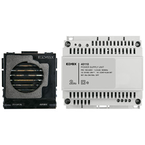 Unidad de Alimentación Elvox 40110 100-240V 28V 1A Continua con Modo Intermitente para Sistemas de Timbre - Product Image 1