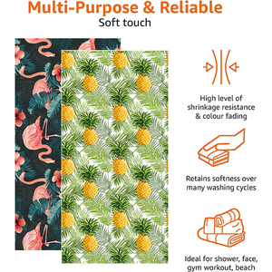 Bán Buôn Cát Miễn Phí Microfibre Bãi Biển Sang Trọng Khăn Tùy Chỉnh Với Logo Tùy Chỉnh In Sợi Nhỏ Bãi Biển Khăn - Product Image 4