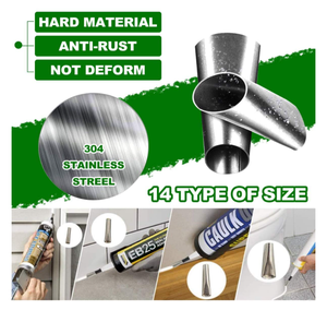 3 в 1, насадка из нержавеющей стали для герметика - Product Image 4