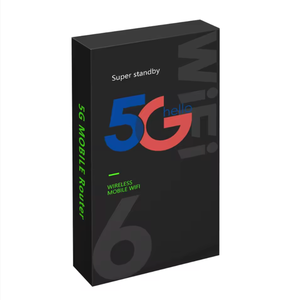 Chinese 5G <b>Router</b> with <b>SIM</b> Slot Portable Outdoor <b>WiFi</b> 6 2400Mbps 5G Speed LCD Display - Product Image 3