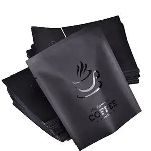 Wholesale Aluminum Foil Empty Hanging Ear Drip Coffee Filter Sachet Package Bag Coffee Powder Packing Pouch Bag