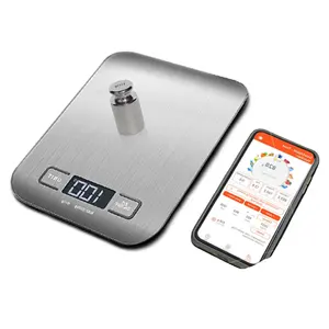 Precios de fábrica baratos Smart APP Food Nutrition Baking Scale Digital Food 10kg báscula de cocina