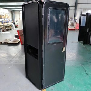 Puerta de entrada de caravana de estilo americano de 620X1850mm, puerta de autocaravana de aleación de aluminio, puerta de vidrio acrílico Rv - Product Image 3