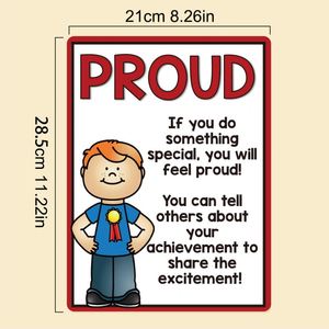 2025 Reglas para el Aula de Habilidades Sociales, Rompecabezas A4, Aprendizaje de Sentimientos y Emociones, Tarjetas de Memoria - Product Image 6