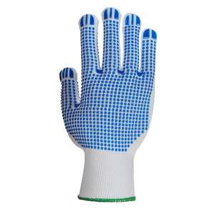 PORTWEST - A113WBRS Polka Dot Plus gant blanc/bleu-GANTS EAN 5036108310814 - Product Image 2