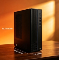 Workstation Kustom Terbaik yang Laris Manis KX-U6780A 8-Core 16GB 512GB NVMe SSD 8L Chassis Kecil Kit Monitor Penuh 23.8''