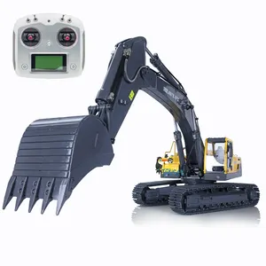 JDM-106 V2 1/14 Earth Digger 360L Assembled Metal Hydraulic RC Excavator Truck Model With I6S Radio TH18487-SMT5