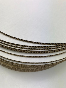 Planches à gâteaux rondes 4 6 8 10 12 pouces prix de gros plateau d'emballage alimentaire en papier blanc Base de gâteau ronde ondulée - Product Image 3