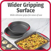 Ensemble de ustensiles de cuisson en acier au carbone antiadhésif, moule à biscuits carré, ensemble de plateau de cuisson au four profond avec poignées en silicone