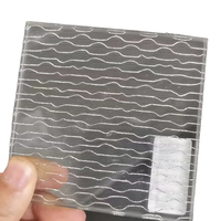 Verre feuilleté avec treillis métallique verre feuilleté décoratif verre feuilleté