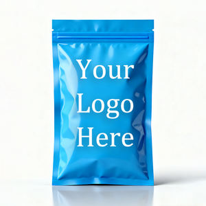 Bolsa <span class=keywords><strong>de</strong></span> Mylar Mate Impresa con Logotipo Personalizado, Sellada por Tres Lados, para Pescado y <span class=keywords><strong>Mariscos</strong></span> Congelados - Product Image 1