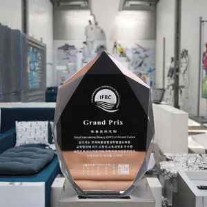 Trofeo de Honor Personalizado de Cristal Ecológico con <span class=keywords><strong>Base</strong></span> <span class=keywords><strong>Hexagonal</strong></span>, Premio, Recuerdo, Medalla, Placa - Product Image 3