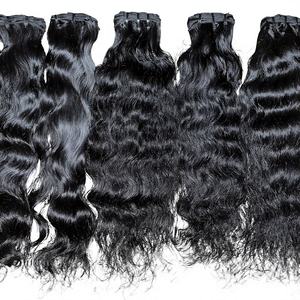 Extensions de cheveux vierges indiennes bouclées Remy non traitées, cheveux humains vierges, 8 pouces, double trame machine, cuticules alignées, vente en gros en vrac VGP - Product Image 1