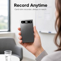 Nouveau style 2026 : Stylo enregistreur vocal numérique intelligent Hi-Fi IA avec connecteur USB, en alliage d'aluminium, MP3, enregistrement longue durée