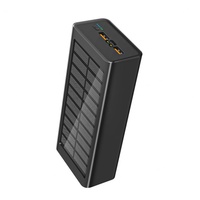 Batterie Externe Solaire Personnalisable PD65W à Charge Ultra-Rapide, Grande Capacité 30000mAh, pour Ordinateur Portable et Mobile