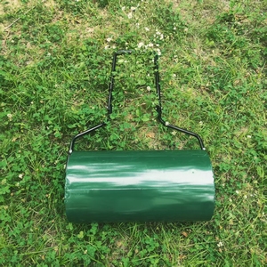 LT Iron Lawn Roller Water/<b>Sand</b> Filling Trailer Behind <b>Garden</b> Drum with U-shaped Handle Used for Sowing and Grass Soil Leveling - Product Image 6