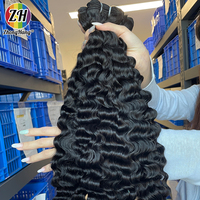 Extensions de cheveux humains bouclés 100 % naturels indiens bruts, 24-36 pouces, trame simple, noir naturel, texture douce et épaisse