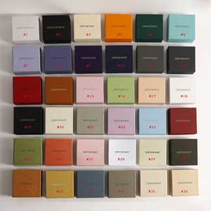 PUPPYSEW 9x9 cm Boîte à Bijoux en Carton Emballage Personnalisé Tiroir Collier <span class=keywords><strong>Bague</strong></span> Boîte <span class=keywords><strong>avec</strong></span> Logo Personnalisé - Product Image 6