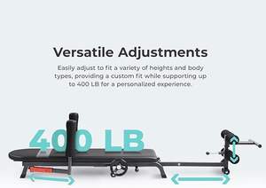 <span class=keywords><strong>Machine</strong></span> de traction corporelle complète Besster Health Fitness pour l'étirement <span class=keywords><strong>lombaire</strong></span>, l'entraînement de la flexibilité et le soutien de la mobilité - Product Image 4