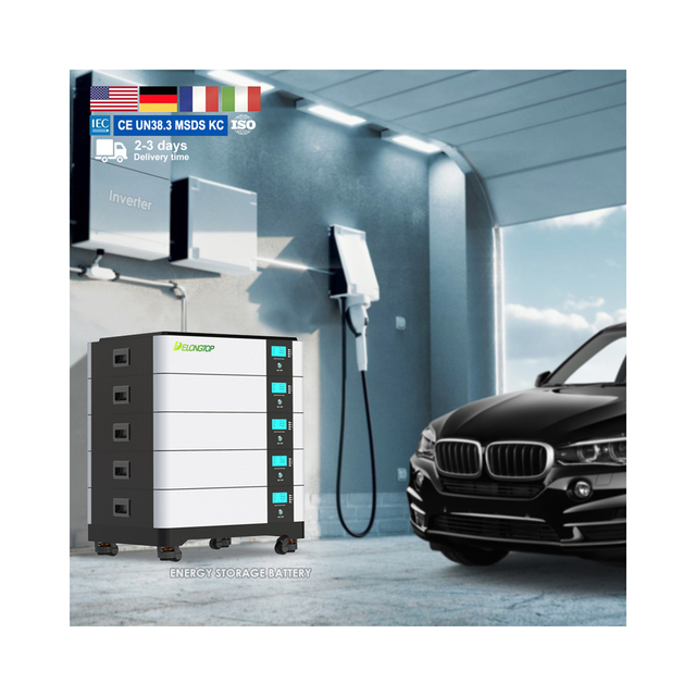 EU Stock Hybrid Off Grid Stacked Solar Power System 48v 200ah 400ah 10kwh 20kw Stackable 51.2v Lithium Ion Lifepo4 Stack Battery