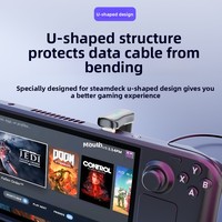 Adaptateur USB Type C à 180 degrés, USB-A femelle vers Type-C mâle, extension en forme de U, charge rapide 140W, transmission haute vitesse 20 Gbps