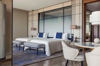 Ensemble de mobilier contemporain pour suite d'hôtel, ensemble personnalisé pour chambre et salon, fabricant de mobilier pour projets contractuels