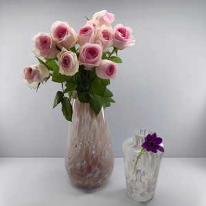 <span class=keywords><strong>Vaso</strong></span> in <span class=keywords><strong>Vetro</strong></span> Soffiato a Mano con Coriandoli, <span class=keywords><strong>Vaso</strong></span> Creativo Colorato Maculato per Decorazione Casa - Product Image 6